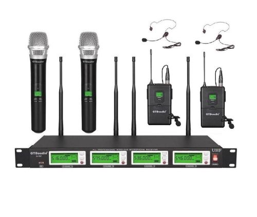 G-787HL GTD Audio 4x800Ch UHF Diversity Wireless Microphone