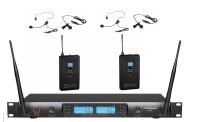 GTD Audio 2x100 Channal UHF Wireless Lapel Microphone 622L