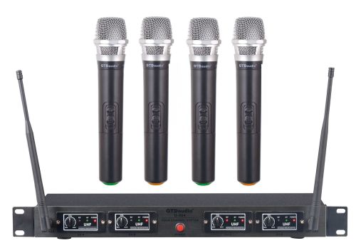 GTD Audio UHF Handheld Wireless Microphone System 504H  